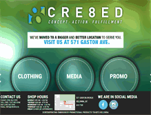 Tablet Screenshot of cre8ed.ca